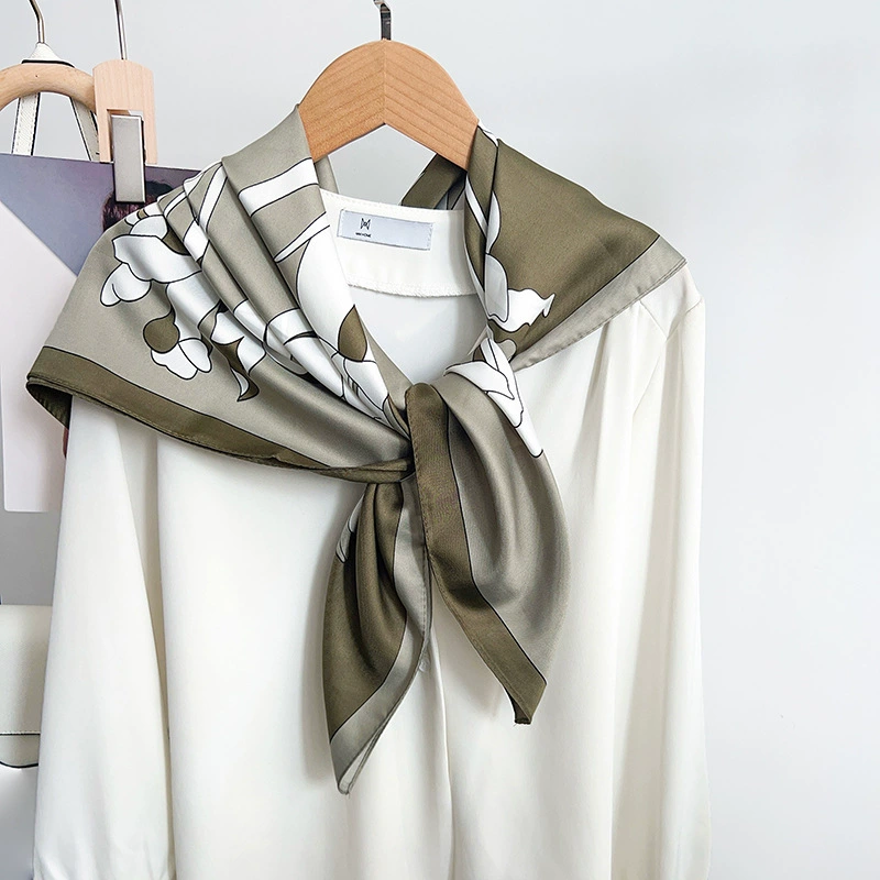 Printed Large Square Scarf view 4