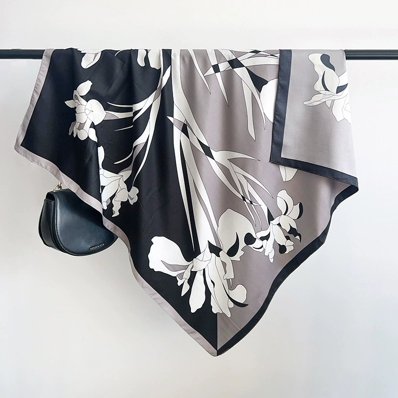 Printed Large Square Scarf view 7