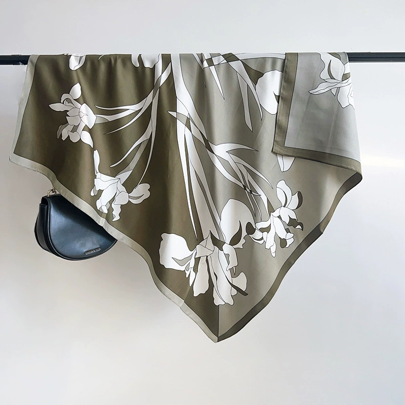 Printed Large Square Scarf view 9