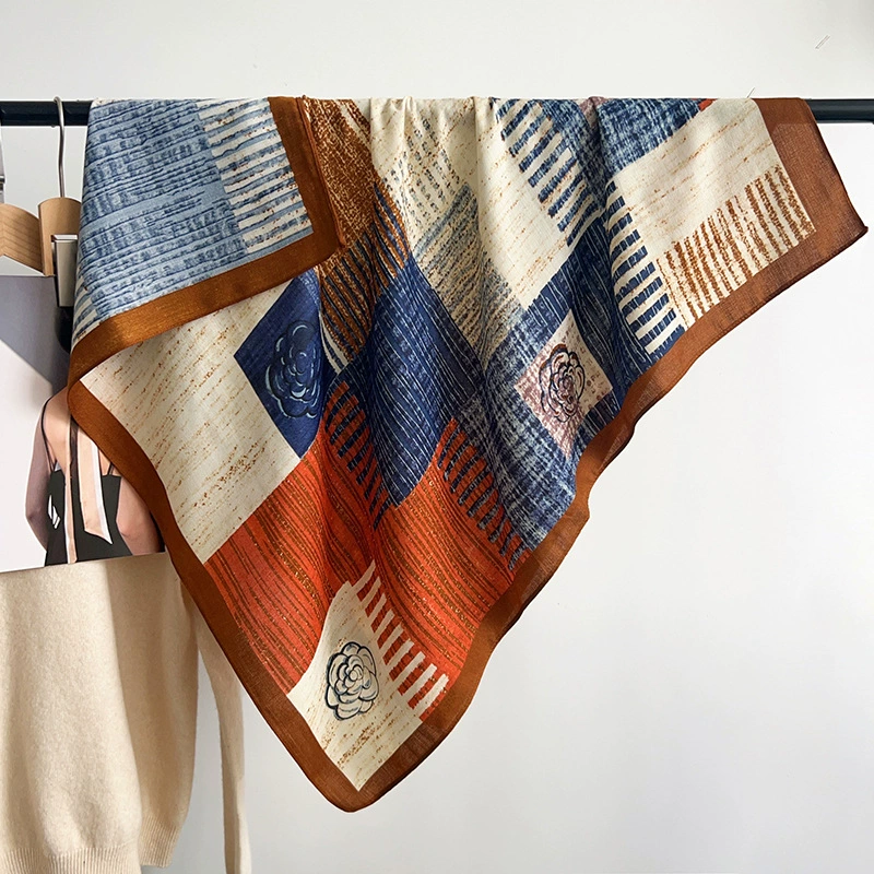 Camellia Large Square Scarf