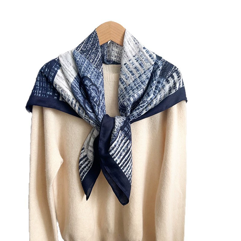 Camellia Large Square Scarf view 5