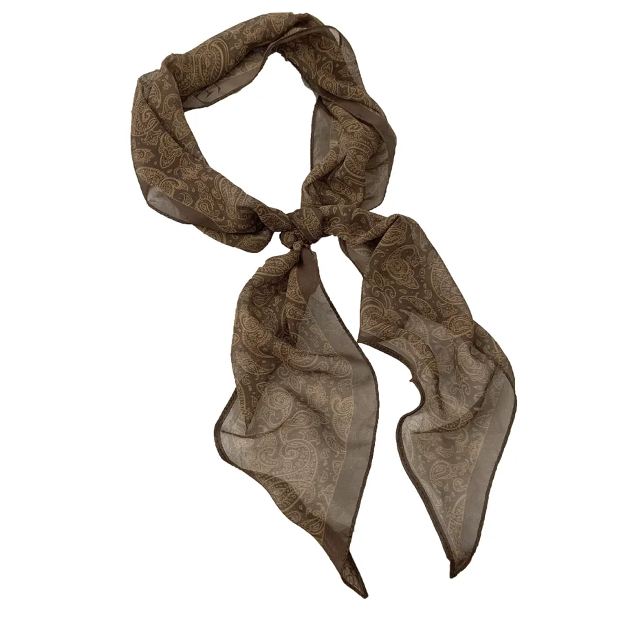 Paisley Silk Scarf view 5