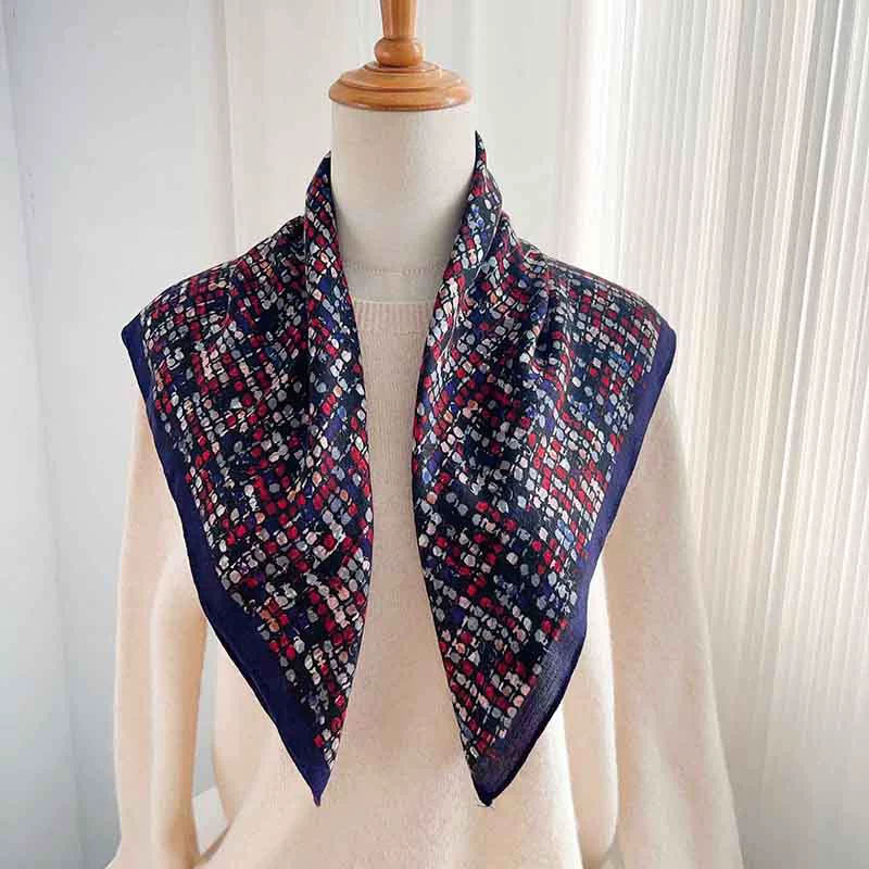Gemstone Herringbone Square Scarf