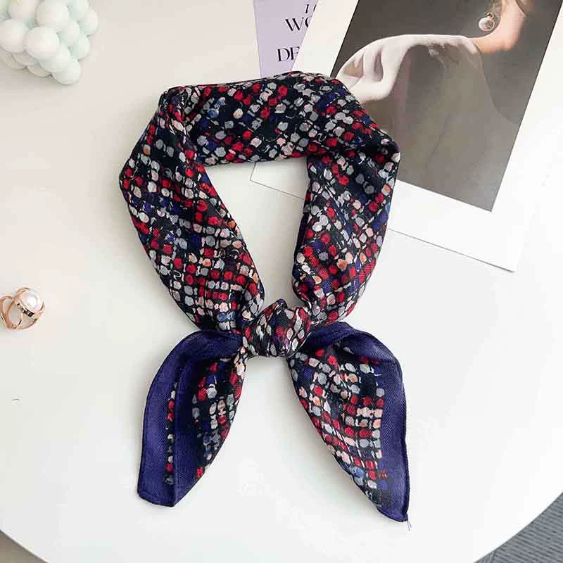 Gemstone Herringbone Square Scarf view 3