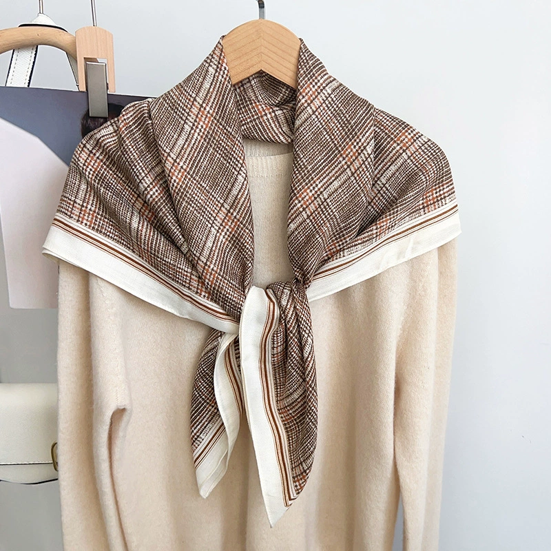 Vintage Large Square Scarf