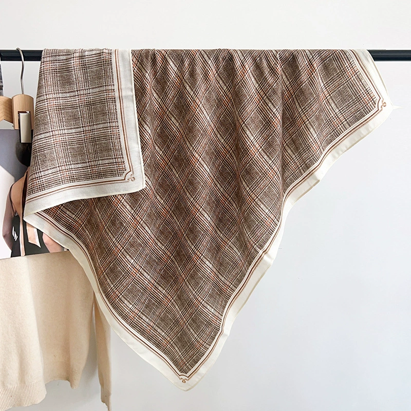 Vintage Large Square Scarf view 8